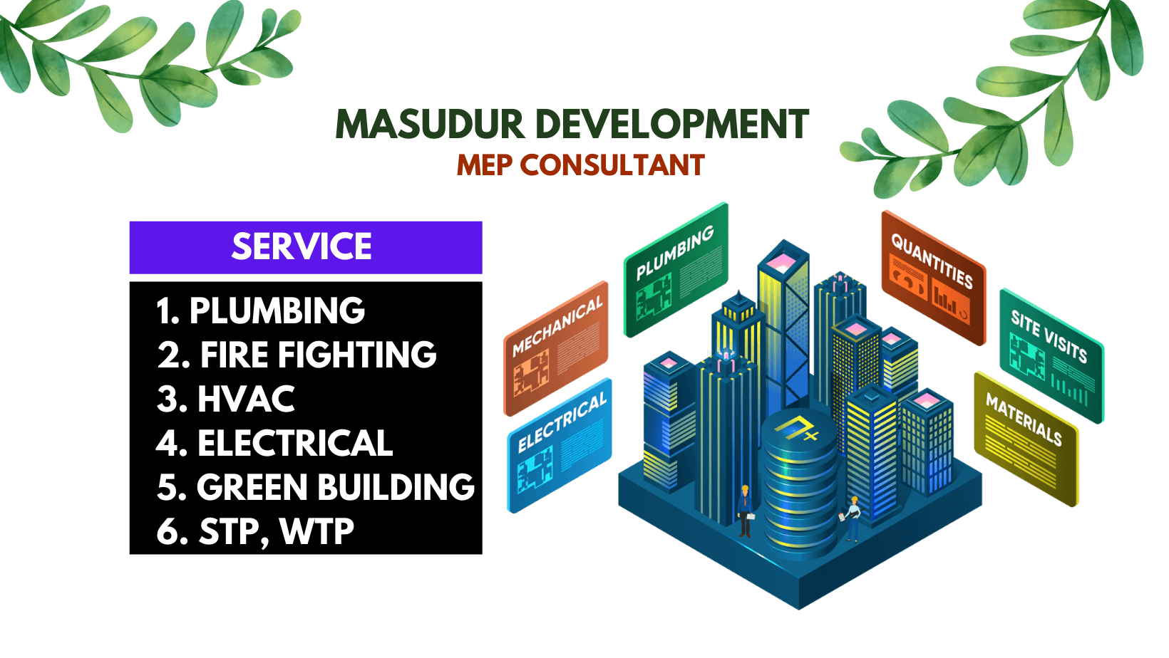 masudur development mep consultant, plumbing, fire potection, fire detection, heating ventilation and air conditioning consulting firm