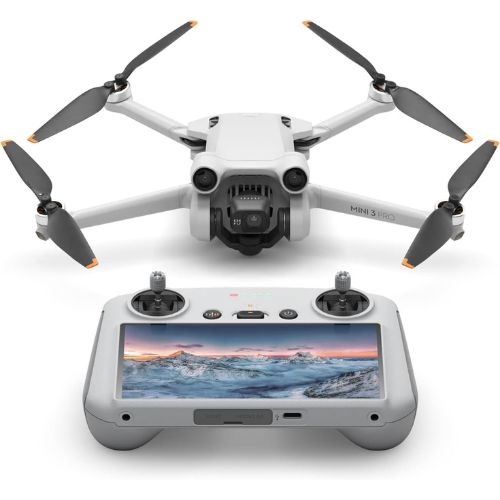 DJI Mini 3 Pro (DJI RC), Mini Drone with 4K Video, 48MP Photo, 34 Mins Flight Time, Less than 249 g, Obstacle Sensing, Return to Home