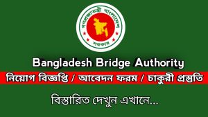 Read more about the article বাংলাদেশ সেতু কতৃপক্ষে নিয়োগ BBA job Circular 2026